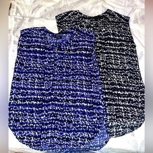 APT 9- (2) SLEEVELESS BLOUSES- SIZE M